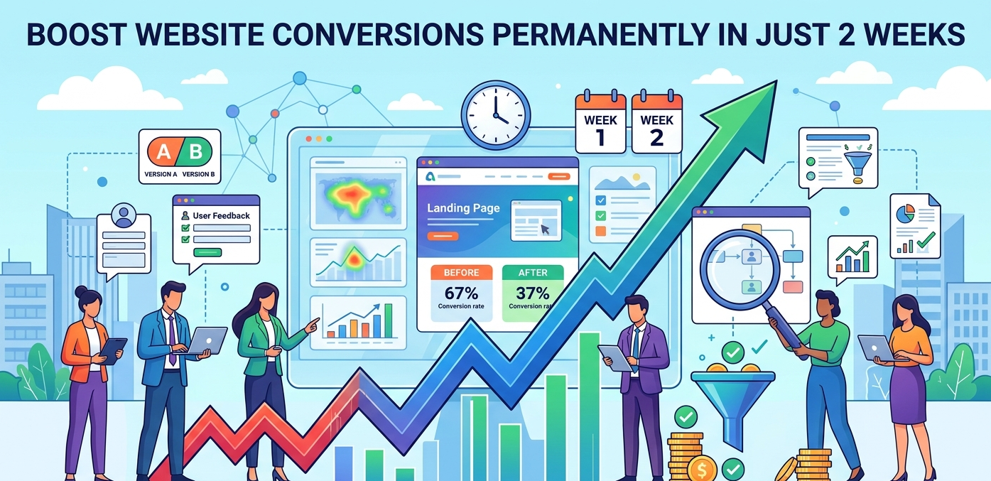 Website A/B CRO Testing To Boost Conversion Rate Optimization